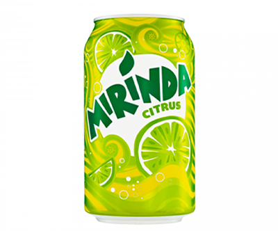 Mirinda Orange No Artificial Flavors Soft Drink, Can, 250 Ml