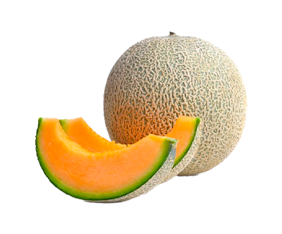 Cantaloupe Melon Fresh Organic Cut