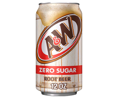 Diet A&W Root Beer, 12 fl oz – 12 Cans pack